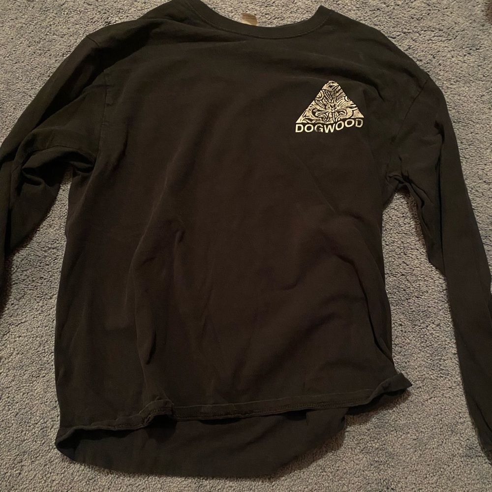 Black Flower Dogwood Long Sleeve